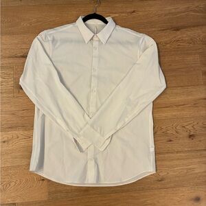 Lululemon New Venture Slim Fit Long Sleeve White Men's Shirt